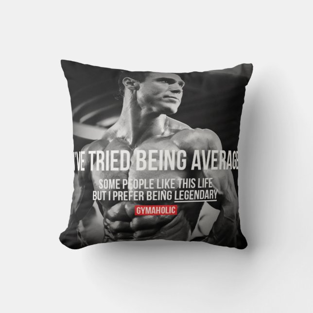 Motivational Fitness Gym Kudde (Framsida)