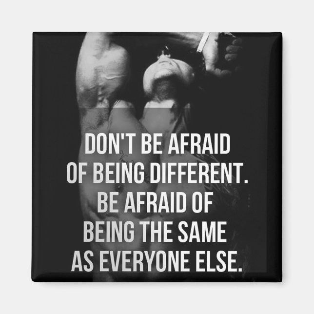 Motivational Fitness Gym Magnet (Framsidan)