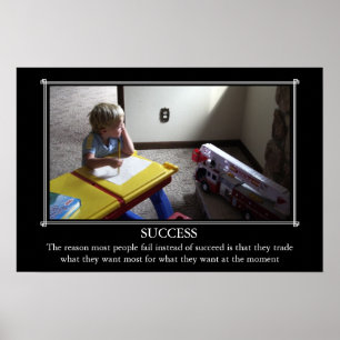 Motivational: Framgång Poster