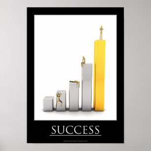 Motivational framgångaffisch poster