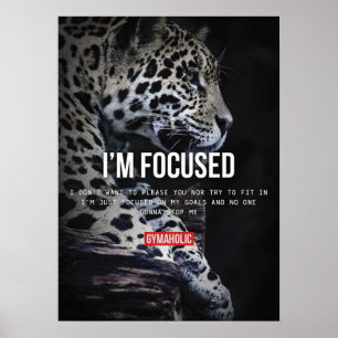Motivational genomkörare poster