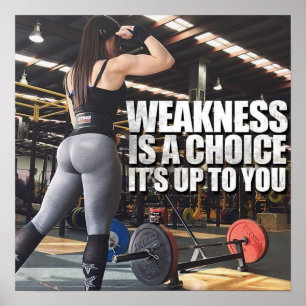 Motivational genomkörare poster
