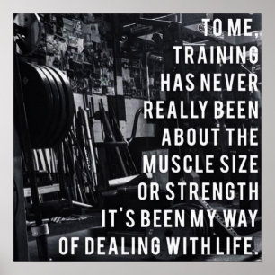 Motivational genomkörare poster