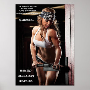 Motivational genomkörare poster
