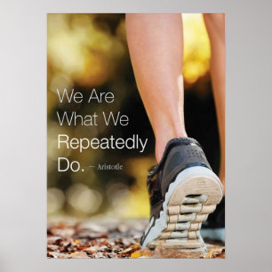Motivational genomkörare poster