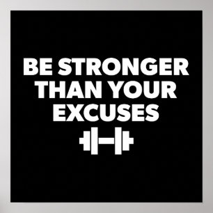 Motivational genomkörare poster