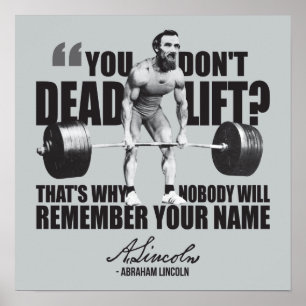 Motivational genomkörare poster