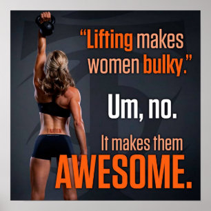 Motivational genomkörare poster