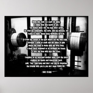Motivational genomkörare poster