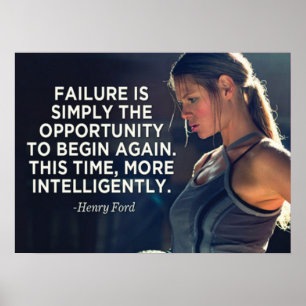 Motivational genomkörare poster