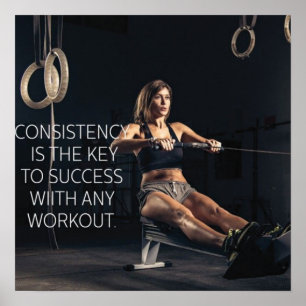 Motivational genomkörare poster