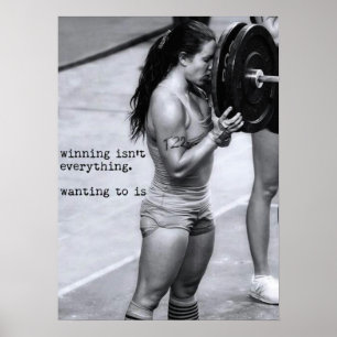 Motivational genomkörare poster