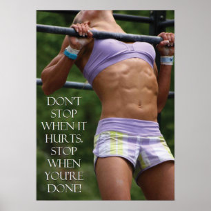 Motivational genomkörare poster