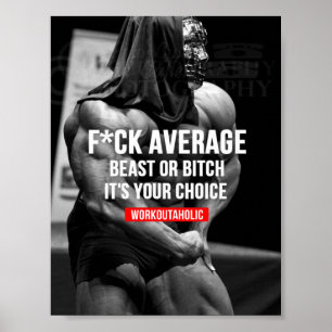 Motivational genomkörare poster