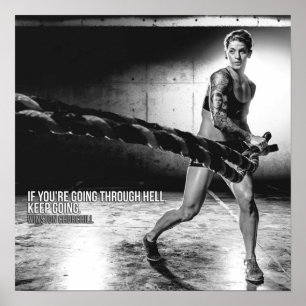 Motivational genomkörare poster