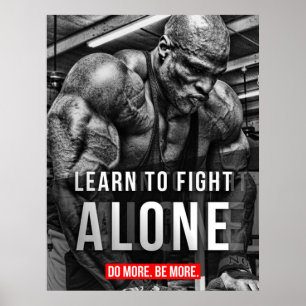 Motivational genomkörare poster