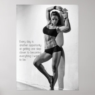 Motivational genomkörare poster