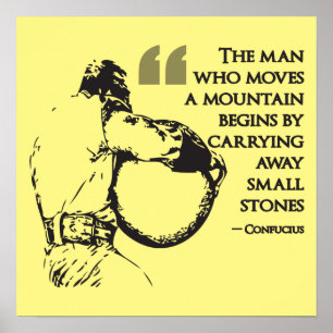 Motivational genomkörare poster