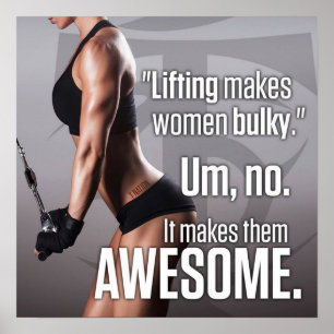 Motivational genomkörare poster