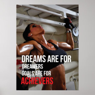 Motivational genomkörare poster