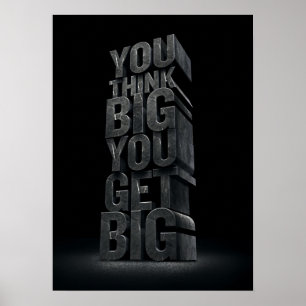 Motivational genomkörare poster