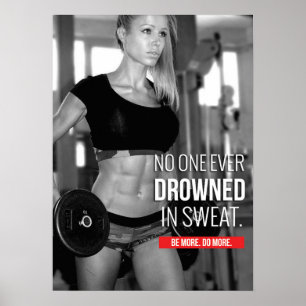 Motivational genomkörare poster