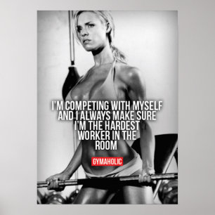 Motivational genomkörare poster