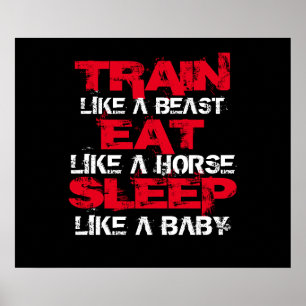 Motivational genomkörareaffisch poster