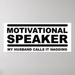 Motivational gnatig rolig affisch