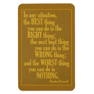 Motivational "gör något" citationsteckenmagneten magnet