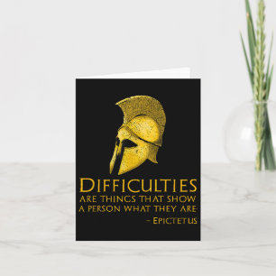 Motivational Greece Philosophy - Epictetus Quote - Kort