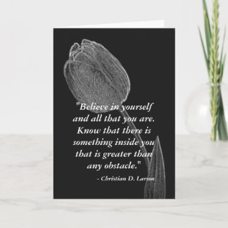 Motivational hälsningkort kort