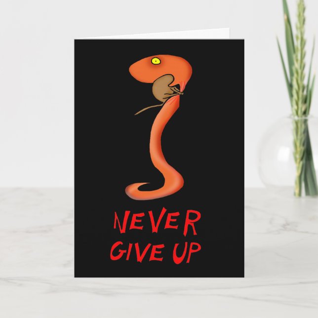 Motivational hälsningkort kort (Framsida)
