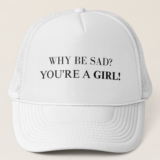 Motivational Hat för feta flickor Keps (Framsida)