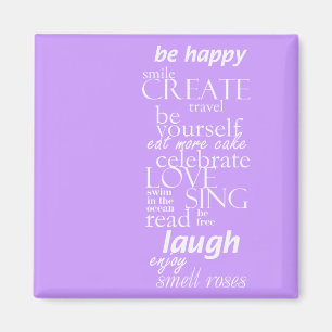 motivational inspirera ord magnet