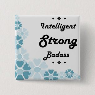 Motivational intelligent starka Badass Knapp