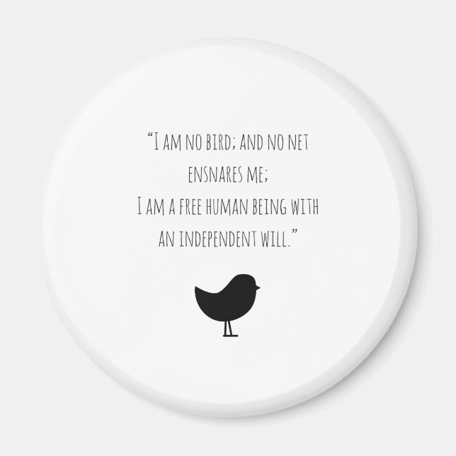 Motivational Jane Eyre magnet (Framsidan)