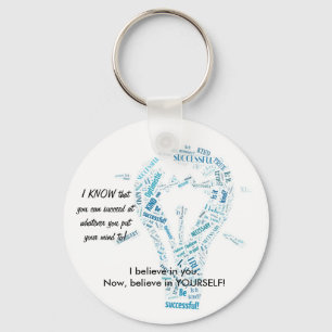 Motivational Keychain Nyckelring