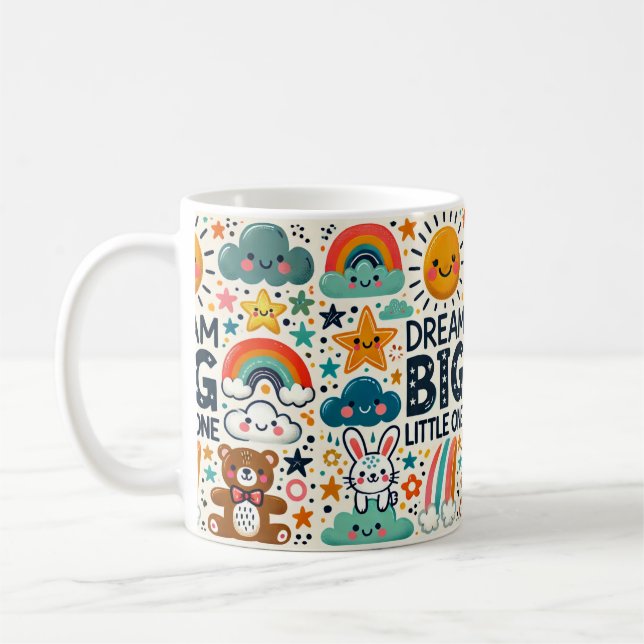 Motivational Kids Mugg - Dream Big (Vänster)
