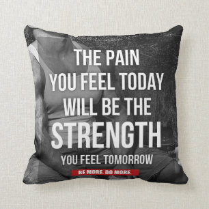 Motivational konditionidrottshall kudde
