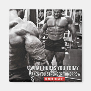 Motivational konditionidrottshall magnet