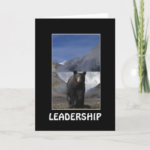 Motivational kort för SVART BJÖRNLEDARSKAP