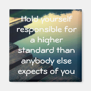 Motivational kylmagnet magnet