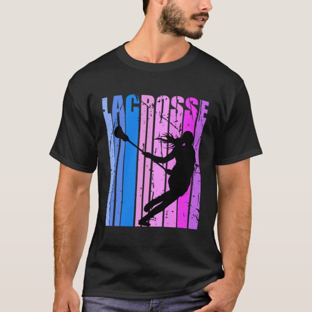 Motivational Lacrosse Fläkt Kärlek Bday Player Tea T Shirt (Framsida)