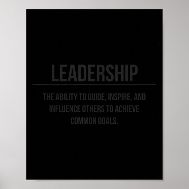 Motivational Leadership Entrepreneur Slogan Quote  Poster (Framsidan)