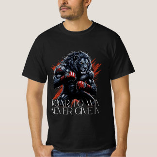 Motivational Lejon Boxing Gym T-Shirt