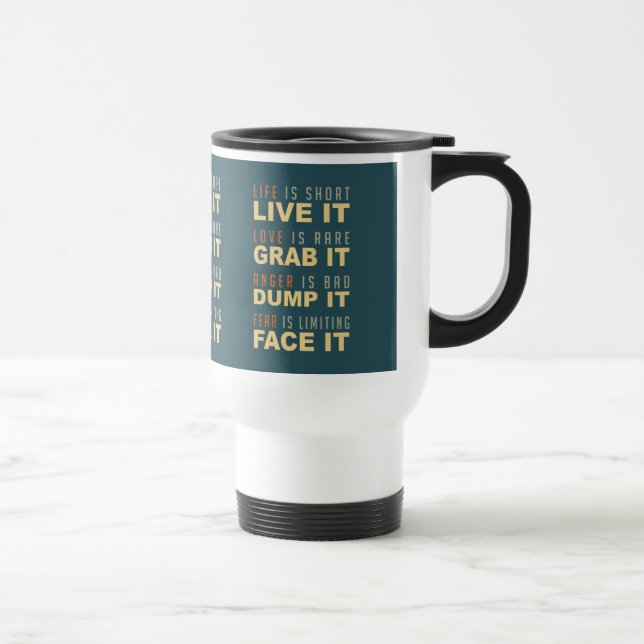 Motivational Life Advice mugg (Höger)
