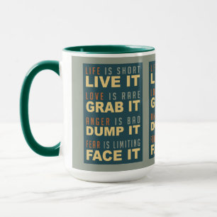 Motivational Life Advice mugg
