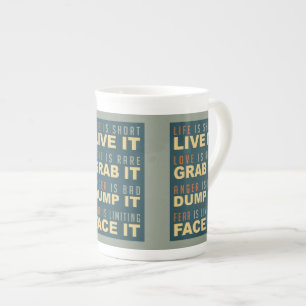 Motivational Life Advice mugg Benporslin Mugg