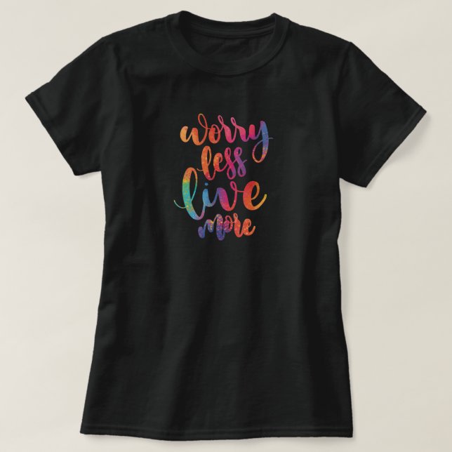 Motivational Life Quote T-Shirt (Design framsida)